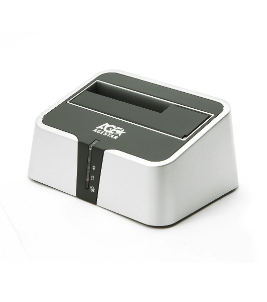 Док-станция для HDD AgeStar 3CBT2 SATA II пластик серебристый 1