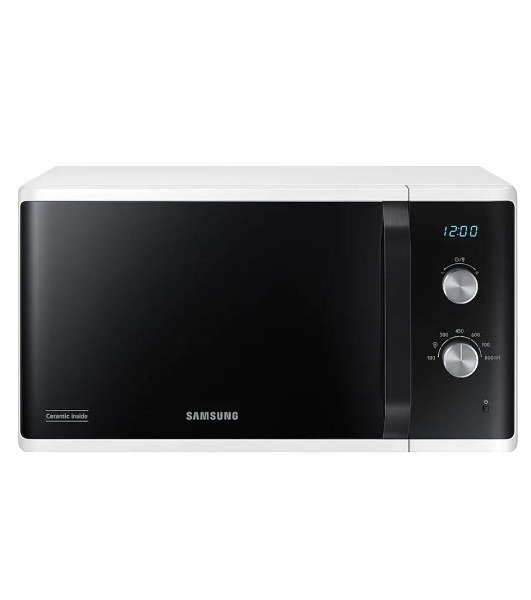 Микроволновая печь Samsung MS23K3614AW белый, 23 л, 800 Вт, переключатели - поворотный механизм