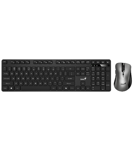 Комплект клавиатура+мышь Genius KM-8216S беспроводной, Bluetooth, 1000 DPI, чёрный