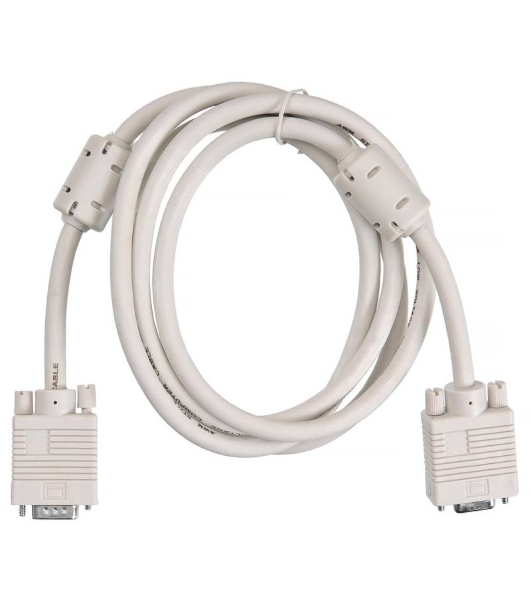 Удлинитель Buro кабеля VGA-15M/Fpro SVGA 15m/f для LCD мониторов 2 фильтра 1.8м