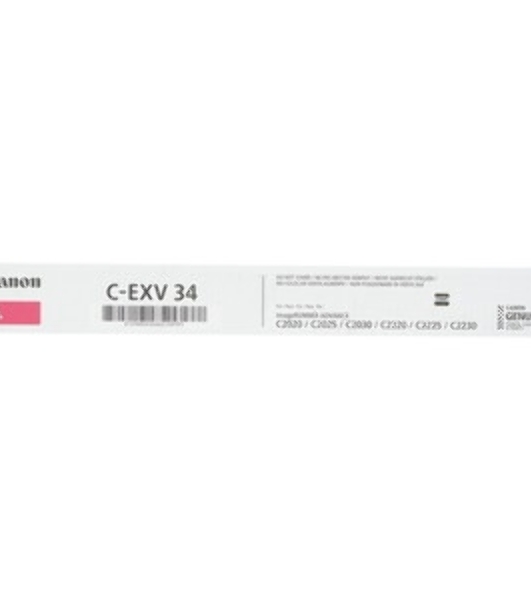 Картридж лазерный Canon C-EXV34 пурпурный (16000 стр.) для Canon IR C2030, C2020, C2025
