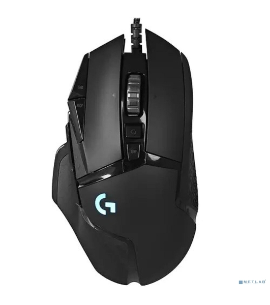 Мышь проводная Logitech G502 HERO черный, 25600 dpi, USB, кнопки - 11