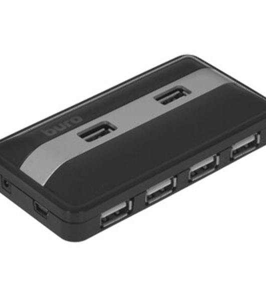 USB-концентратор Buro BU-HUB7-1.0-U2.0, USB 2.0, USB 7 портов, USB