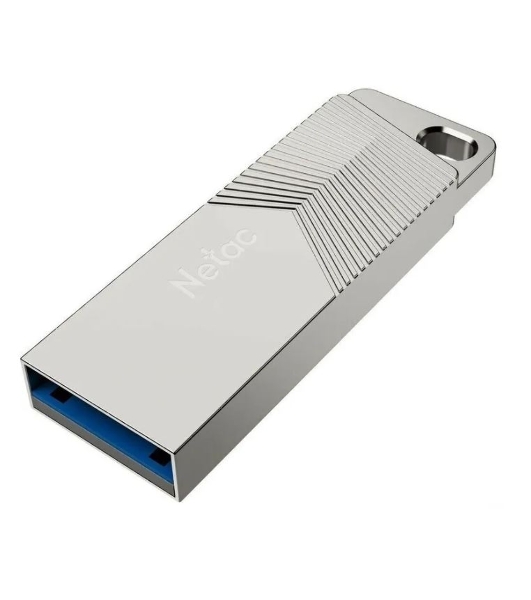 Флешка USB Netac UM1 (NT03UM1N-032G-32PN), 32Gb, USB 3.2, R/W 150/45, серебристый