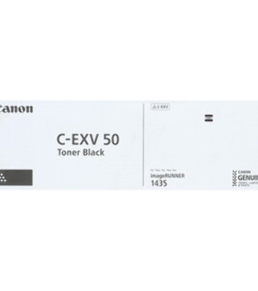 Картридж лазерный Canon C-EXV 50 Toner Black (9436B002), черный, 17600 стр при 6% (689g*1), для IR1435/1435i/1435iF