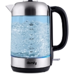 Чайник электрический Domfy DSM-EK401 1.8л. 2200Вт черный/прозрачный (корпус: стекло), фото15