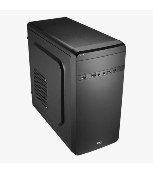 Компьютерный корпус Aerocool/Formula Qs-180 черный без БП mATX 1x80мм 2xUSB 2.0 1xUSB 3.0 audio