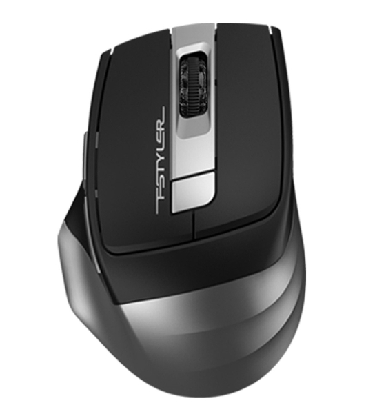 Мышь беспроводная A4Tech Fstyler FB35 серый, 2000 dpi, радиоканал, Bluetooth, USB, кнопки - 6