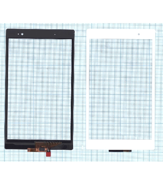Сенсорное стекло (тачскрин) для Sony Xperia Tablet Z3 Compact, белое