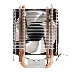Кулер ExeGate Wizard EXX200-PWM.RGB (Al+Cu, 2 тепл.трубки, LGA775/1150/1151/1155/1156/1200/1700/1851/AM2/AM2+/AM3/AM3+/AM4/AM5/FM1/FM2/754/939/940, TDP 95W, Fan 90мм, PWM, 800-2400RPM, Hydro bearing, 4pin, 11-24db, 305г, RGB подсветка, с термопастой, на защелках, RTL), фото15