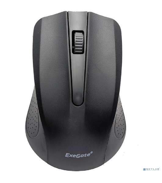 Мышь беспроводная ExeGate Professional Standard SR-9023 черный, 1200 dpi, радиоканал, USB, кнопки - 3