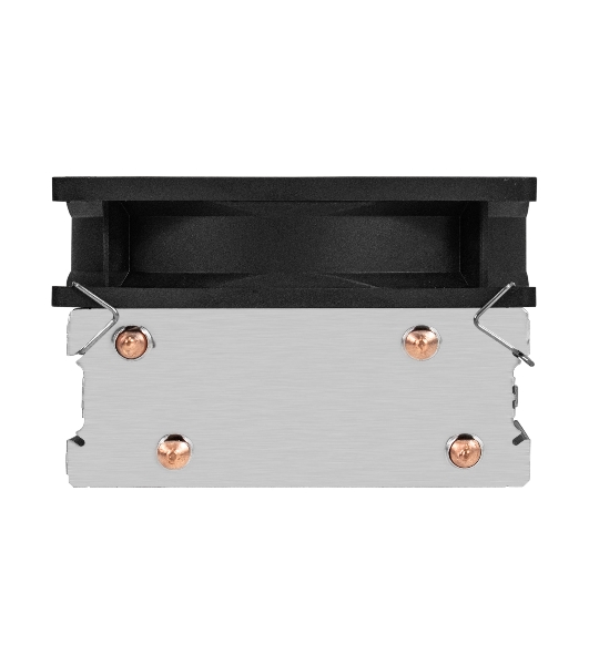 Кулер ExeGate Wizard EXX200-PWM.RGB (Al+Cu, 2 тепл.трубки, LGA775/1150/1151/1155/1156/1200/1700/1851/AM2/AM2+/AM3/AM3+/AM4/AM5/FM1/FM2/754/939/940, TDP 95W, Fan 90мм, PWM, 800-2400RPM, Hydro bearing, 4pin, 11-24db, 305г, RGB подсветка, с термопастой, на защелках, RTL)