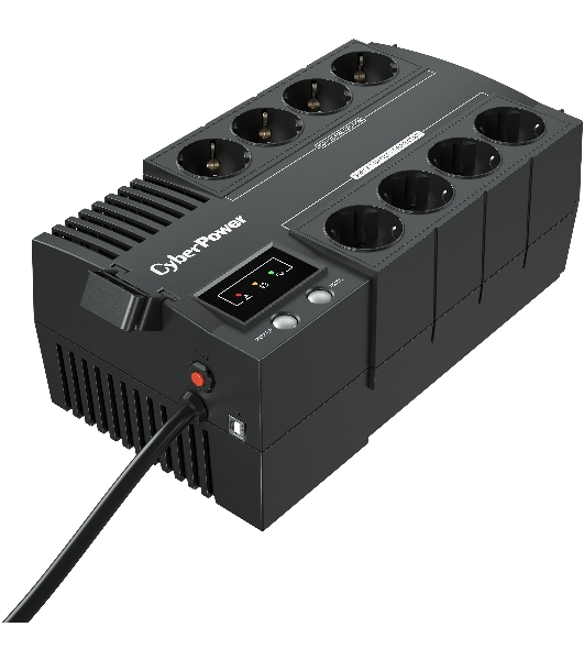 Источник бесперебойного питания CyberPower BS850E NEW/850 ВА/480 Вт/8 х CEE 7 (евророзетка)