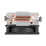 Кулер ExeGate Wizard EXX200-PWM.RGB (Al+Cu, 2 тепл.трубки, LGA775/1150/1151/1155/1156/1200/1700/1851/AM2/AM2+/AM3/AM3+/AM4/AM5/FM1/FM2/754/939/940, TDP 95W, Fan 90мм, PWM, 800-2400RPM, Hydro bearing, 4pin, 11-24db, 305г, RGB подсветка, с термопастой, на защелках, RTL), фото13
