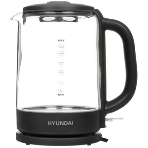 Чайник электрический Hyundai HYK-G4402 1.7 л, 2200 Вт, черный/серебристый корпус: стекло, фото5