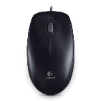 Мышь проводная Logitech B100 черный, 1000 dpi, USB, кнопки - 3, фото20