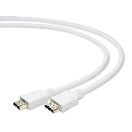 Кабель Cablexpert HDMI CC-HDMI4-W-1M, 19M/19M, v2.0, медь, позол.разъемы, экран, 1м, белый, пакет, фото3
