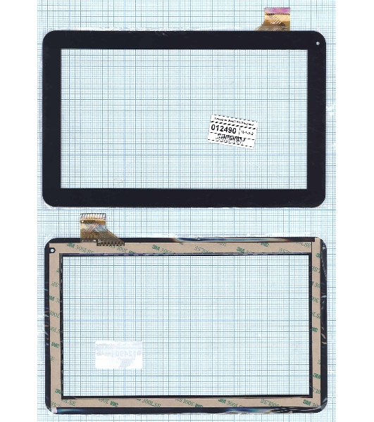 Сенсорное стекло (тачскрин) WJ608-V1.0 (V2.0), черное