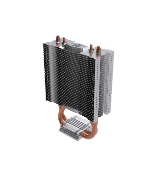Кулер для процессора DEEPCOOL ICE EDGE MINI FS V2.0 синий, 80 мм, алюминий/медь, 2200 об/мин, 24.7 дБ, 3 pin, 100 Вт, 112 мм