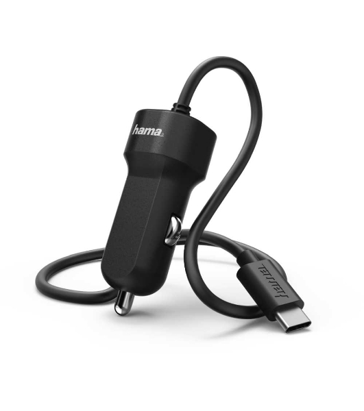 Автомобильное зарядное устройство Hama H-173618 3A PD универсальное черный