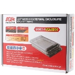 Внешний корпус для HDD/SSD AgeStar 3UB2P4C SATA III пластик прозрачный 2.5', фото5