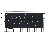 Клавиатура для ноутбука Dell XPS 15 9550 черная с подсветкой, фото2