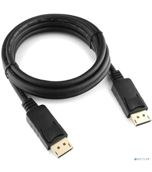 Кабель DisplayPort Cablexpert CC-DP3-2M, v1.3, 2м, 20M/20M, черный, экран, пакет