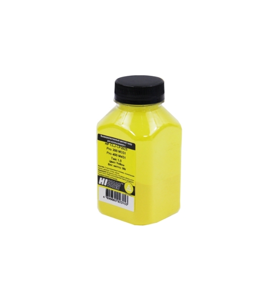 Тонер Hi-Black для HP CLJ CP2025/Pro 300 M351/Pro 400 M451, Тип 1.0, Y, 80 г, банка