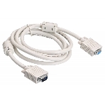 Удлинитель Buro кабеля VGA-15M/Fpro SVGA 15m/f для LCD мониторов 2 фильтра 1.8м, фото4