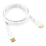 Кабель Cablexpert HDMI CC-HDMI4-W-6, 19M/19M, v2.0, медь, позол.разъемы, экран, 1.8м, белый, пакет, фото2
