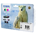 Картридж струйный Epson C13T26164010 черный/голубой/желтый/пурпурный набор карт. (200 стр 17 мл ) для Epson XP-600/605/700/710/800, фото2
