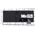 Клавиатура для ноутбука Dell XPS 15 9550 черная с подсветкой, фото 1