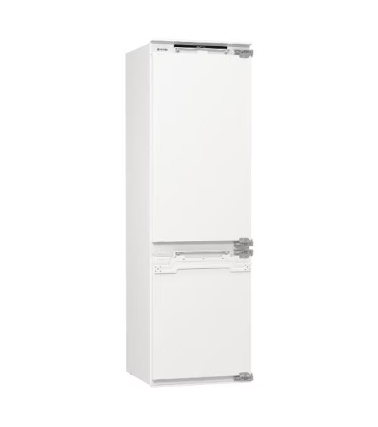 Встраиваемый холодильник Gorenje NRKI517142, полезный объем 243 л, электронное управление, цифровой дисплей, автоматическое размораживание No Frost, быстрое замораживание, интенсивное охлаждение, зона свежести с контролем влажности, слайдерное крепление, энергоэффективность А+