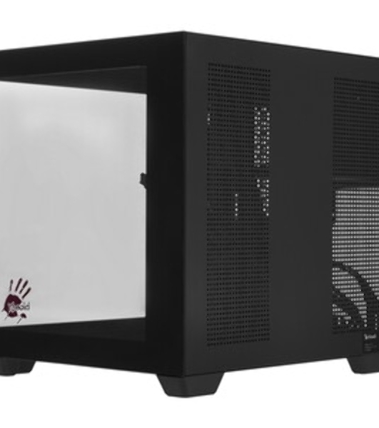 Компьютерный корпус Bloody CC-121 черный без БП mATX 7x120мм 1xUSB 2.0 1xUSB 3.0 audio