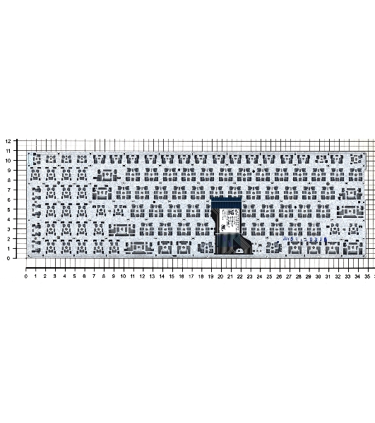 Клавиатура для ноутбука Asus Q552 черная с подсветкой