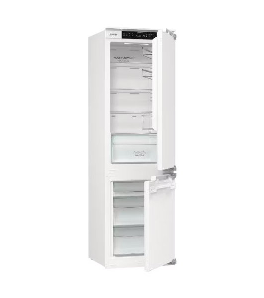 Встраиваемый холодильник Gorenje NRKI517142, полезный объем 243 л, электронное управление, цифровой дисплей, автоматическое размораживание No Frost, быстрое замораживание, интенсивное охлаждение, зона свежести с контролем влажности, слайдерное крепление, энергоэффективность А+