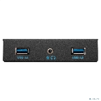 Планка USB на переднюю панель ExeGate U3H-627S, 3,5', 2хUSB3.0+HD Audio Combo, черная, металл, подсоед. к MB, фото6