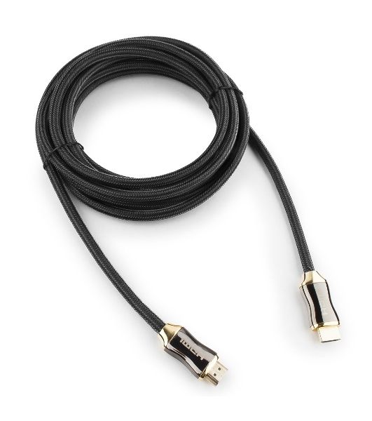 Кабель Cablexpert HDMI, серия Platinum, 4,5 м, v2.0, M/M, позол.разъемы, металлический корпус, нейлоновая оплетка, блистер