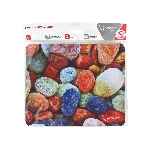 Коврик для мыши Gembird MP-STONES, рисунок 'камни', размеры 220x180x1мм, полиэстер/резина, фото 1