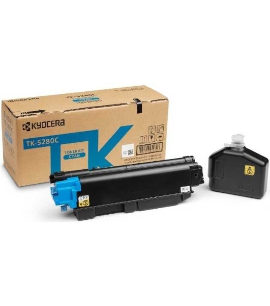Картридж лазерный Kyocera TK-5280C (1T02TWCNL0) голубой черный для M6235cidn/M6635cidn/P6235cdn 11000 стр