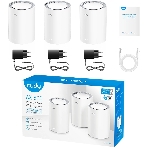 Бесшовный Mesh роутер Cudy M1800(3-Pack) AX1800 10/100/1000BASE-TX белый (упак.:3шт), фото12