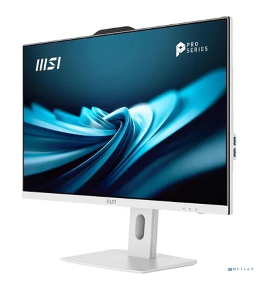 Моноблок MSI PRO AP272P 14M-617XRU 27'(1920x1080 IPS)/Intel Core i5 14400(2.5Ghz)/16Gb/512PCISSDGb/noDVD/Int:Intel UHD Graphics 730/Cam/BT/WiFi/-/war 1y/4.63kg/белый/noOS + Wireless KB+M (9S6-AF8322-1060)