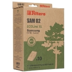 Комплект бумажных пылесборников Filtero SAM02 (10+фильтр) ECOLine XL (R), фото4