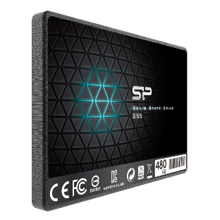 Накопитель SSD Silicon Power Slim S55, 480Gb, SATA, 2.5', R/W 560/530