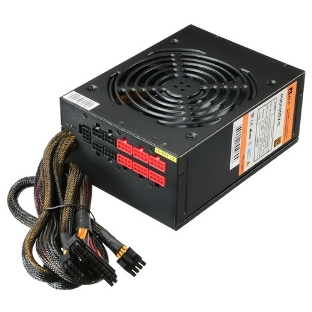 Блок питания CWT PUO1050V-G, 1050Вт, 80 PLUS Gold, 140мм, модульный, черный