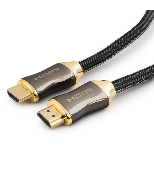 Кабель Cablexpert HDMI, серия Platinum, 4,5 м, v2.0, M/M, позол.разъемы, металлический корпус, нейлоновая оплетка, блистер