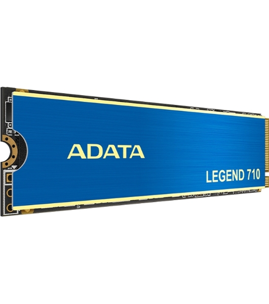 Накопитель SSD ADATA LEGEND 710, 512Gb, PCIe 3.0 x4, M.2 2280, NVMe, R/W 2400/1600, с радиатором