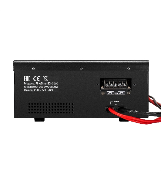 Комплект Источник бесперебойного питания EX296005RUS + батарея 33Aч EX282974RUS 4шт (инвертор, синус, для котла, настенный) ExeGate FineSine SX-7000.LCD.AVR.2SH.T 7000VA/5000W, чистая синусоида, цветной LCD-дисплей, AVR, 2*Schuko+клеммы, линейно-интерактивный, крепление настенное, черный + батарея ExeGate DT 1233 (12В, 33А·ч) 4шт