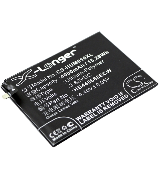 Аккумулятор CameronSino CS-HUM910XL HB446688ECW для Huawei Ascend Mate 9 Pro3.82V, 4000mAh, 15.28Wh