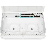 Коммутатор MikroTik netPower Lite 7R with 8 x Gigabit Ethernet ports (7 with Reverse POE-in, 1 with PoE-OUT), 2 x SFP+ cages, SwitchOS, outdoor enclosure, mounting kit (power supply NOT included), фото5